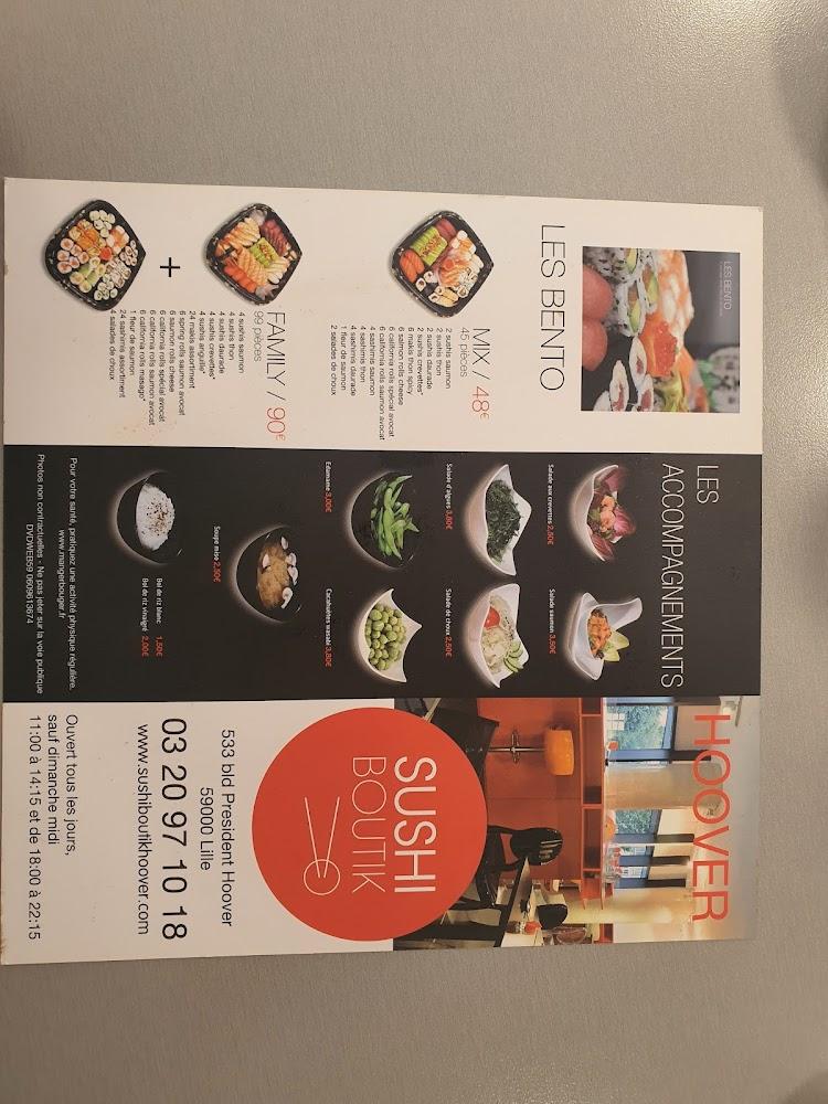 SUSHI BOUTIK Hoover - Menu Image 2